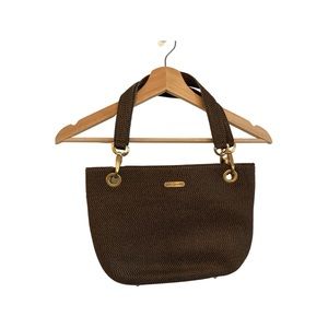 Eric Javits Black and Gold Woven tote bag extremely nice and ready for summer